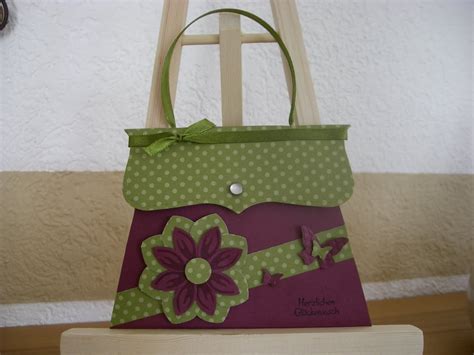 Handtasche aus papier basteln 